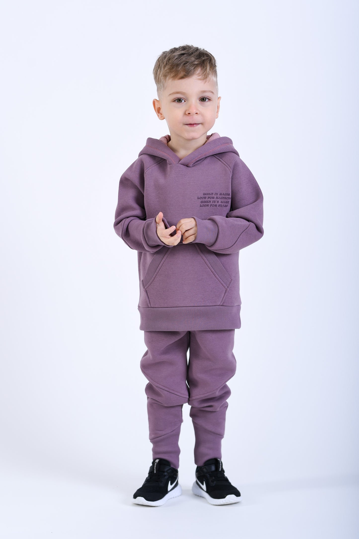 TRENING GROS FLAUSAT, OLD MAUVE