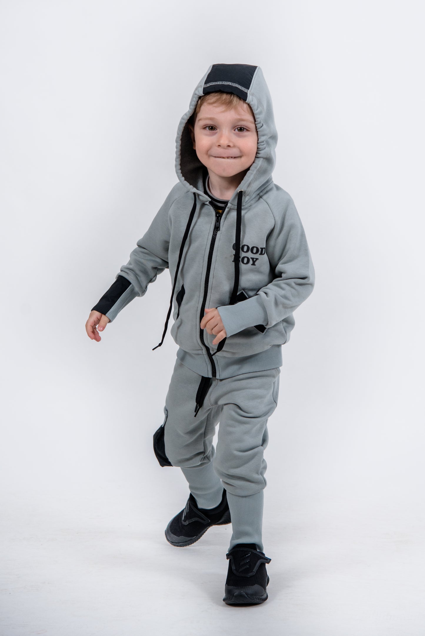 TRENING BUMBAC GRI (size 2 - 6)