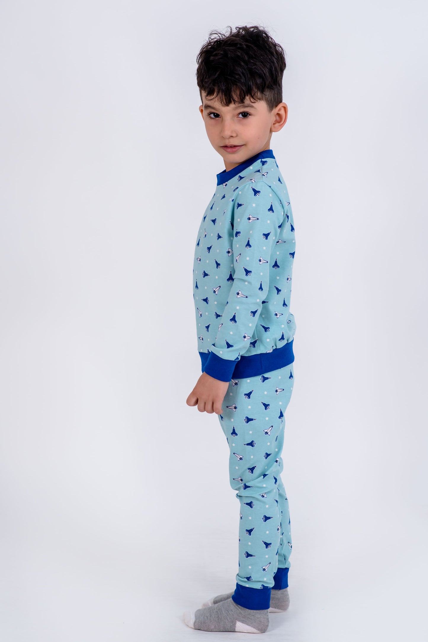 Pijama glow in the dark fosforescenta