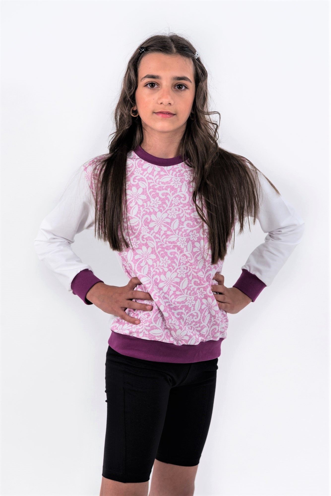 BLUZA TRENING PINK LACE