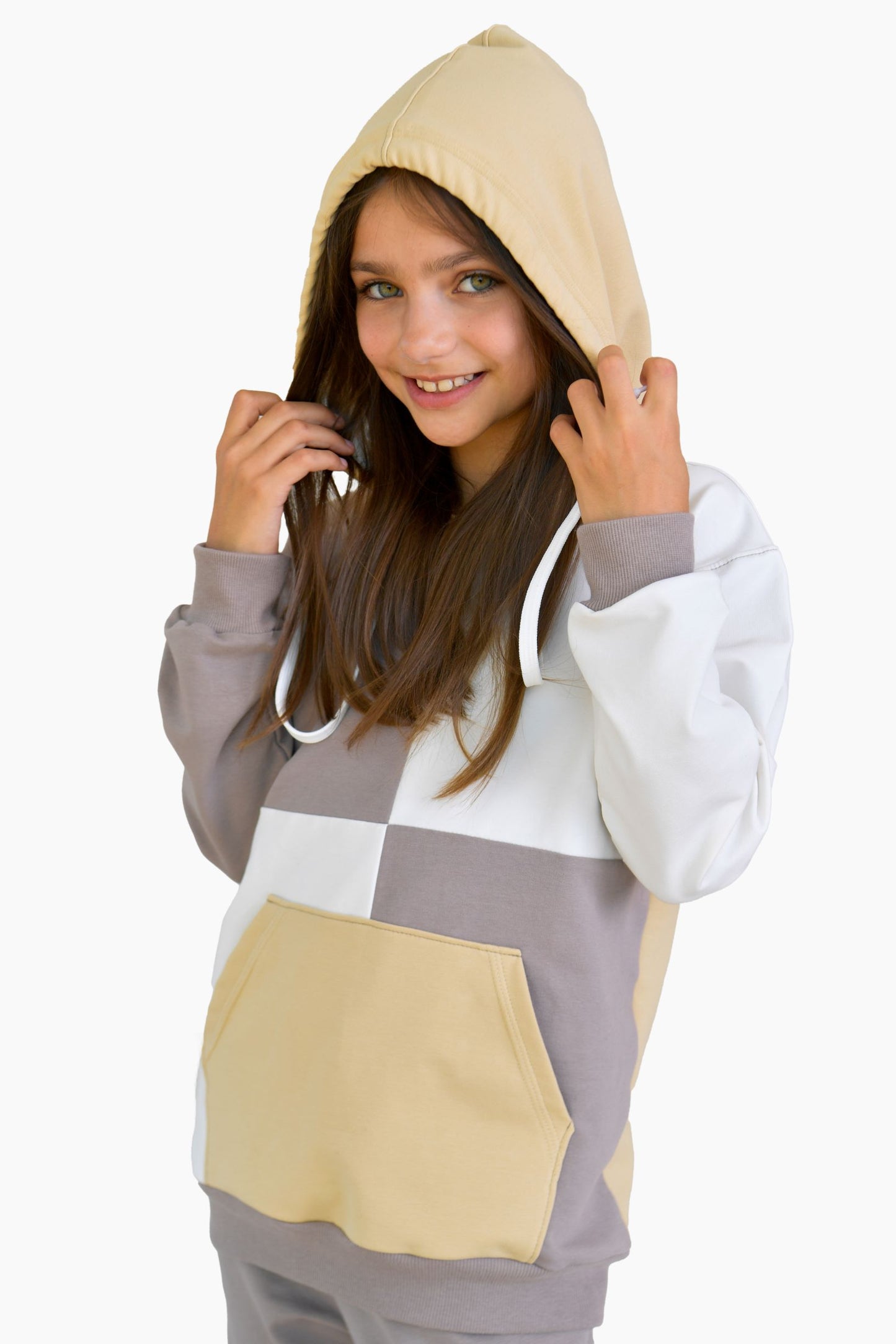 HANORAC BUMBAC COLOR BLOCK
