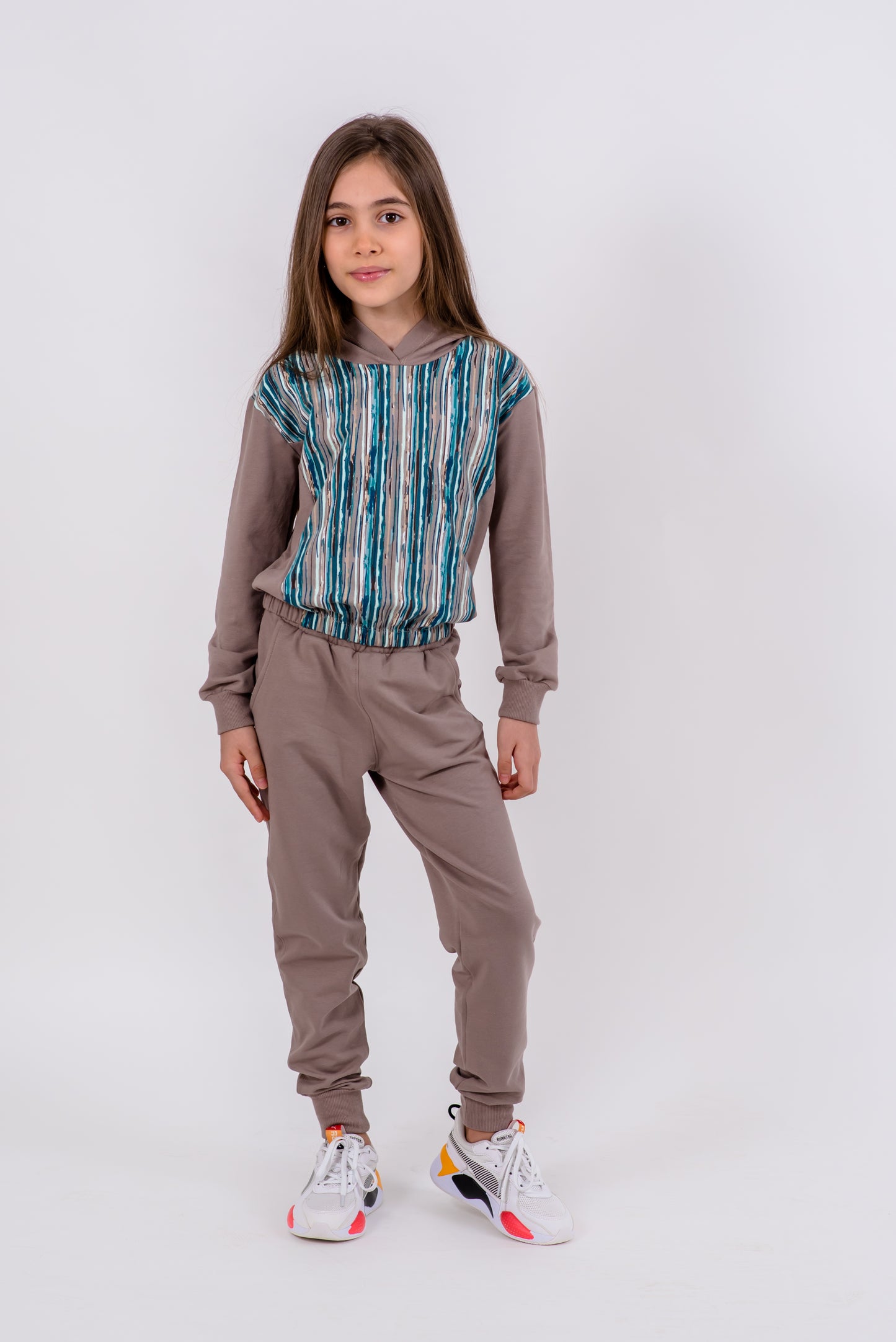 BLUZA TRENING MODERN STRIPE