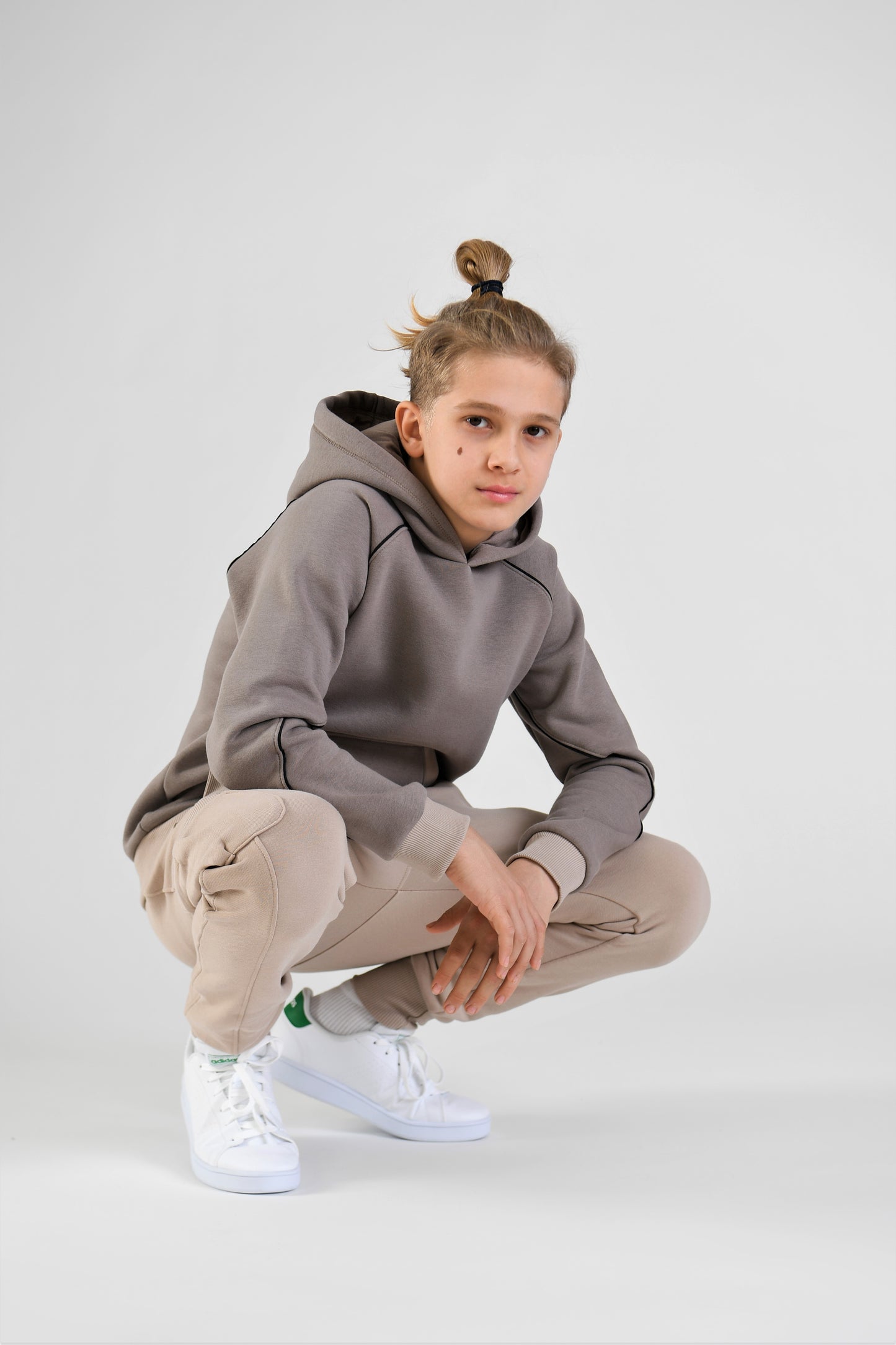 PANTALONI CARGO DIN BUMBAC ,BAIETI,BEJ