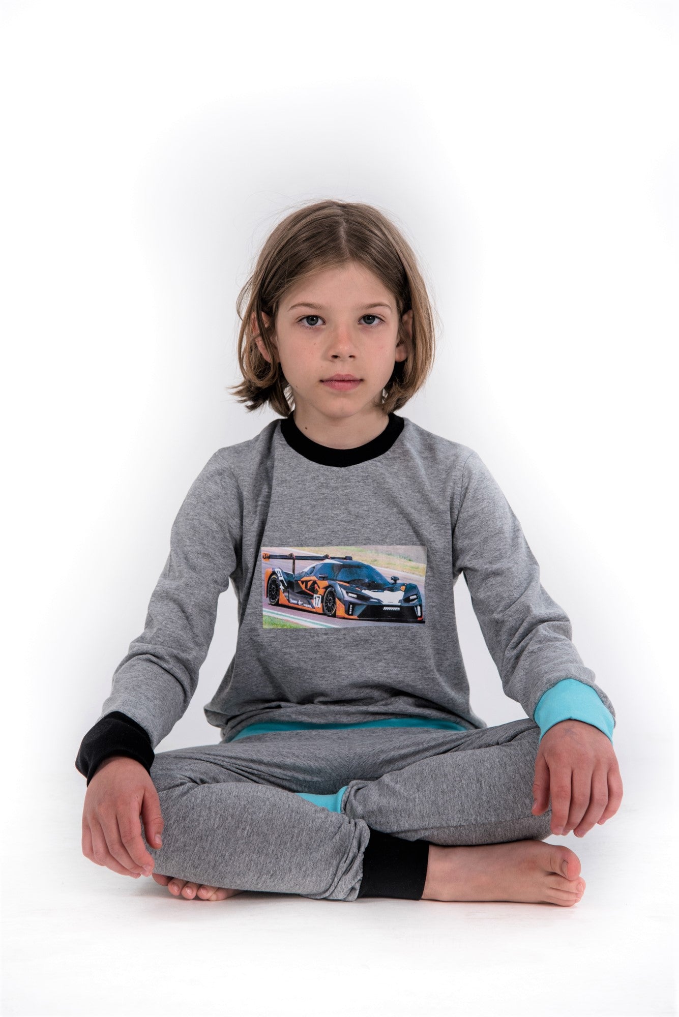 PIJAMA BAIETI CU IMPRIMEU