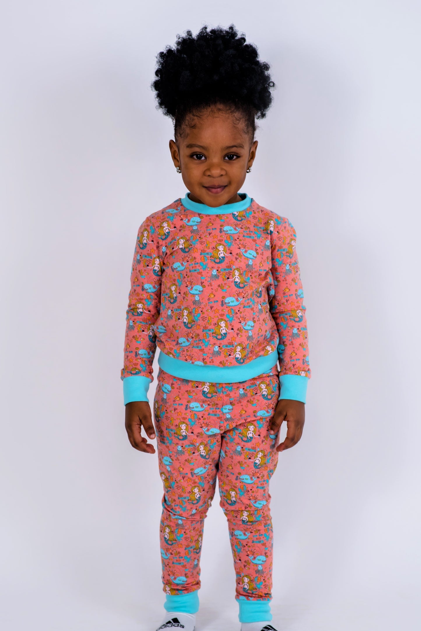 PIJAMA GLOW IN THE DARK SALMON