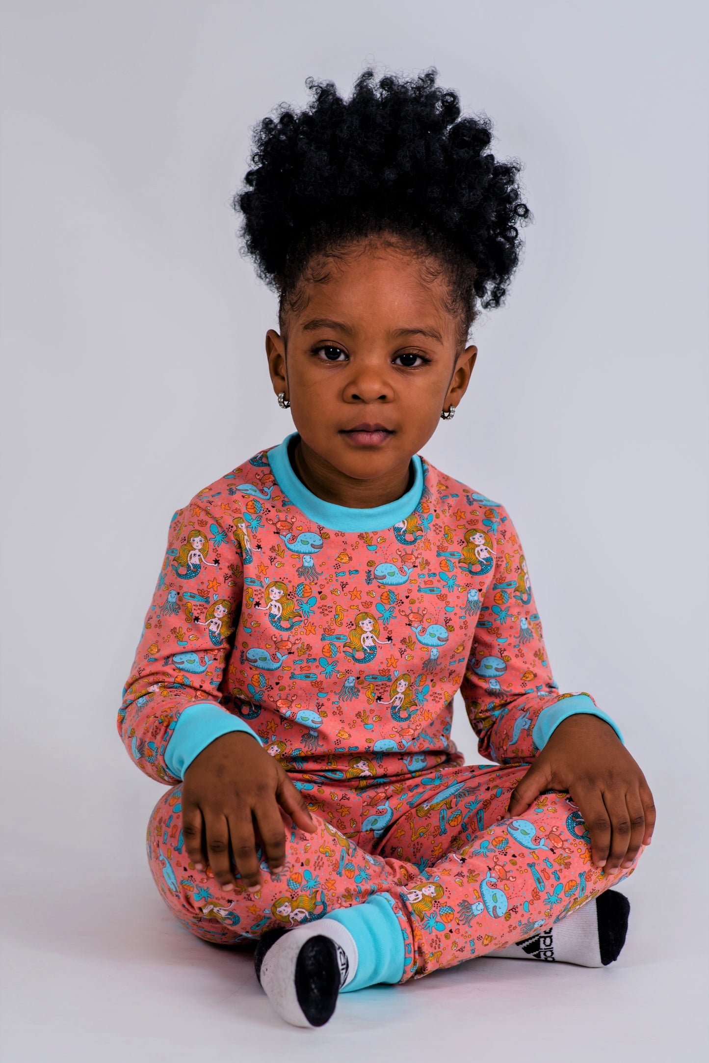 PIJAMA GLOW IN THE DARK SALMON