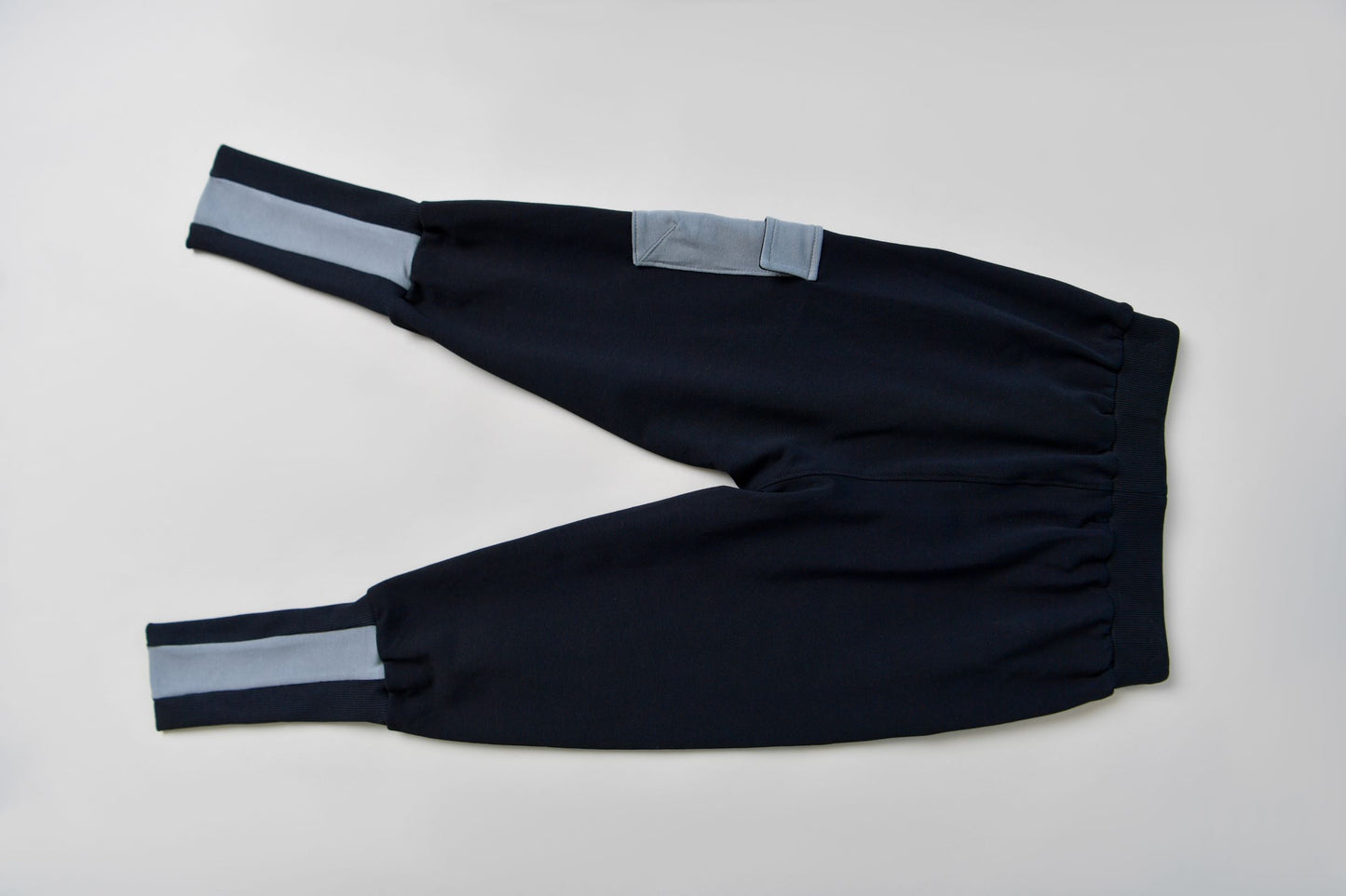 trening bumbac negru conic patent lat