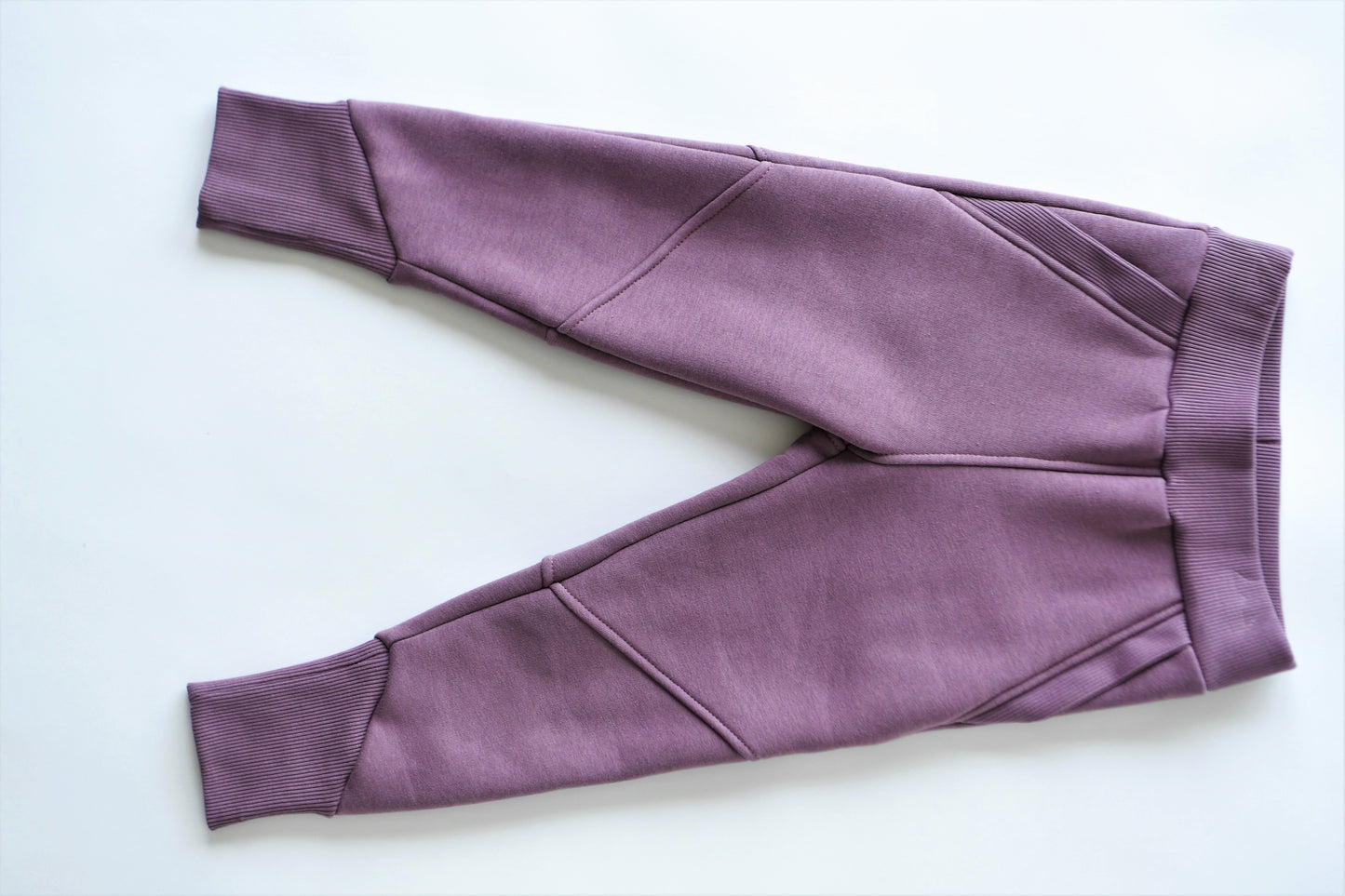 TRENING GROS FLAUSAT CU MESAJ, OLD MAUVE