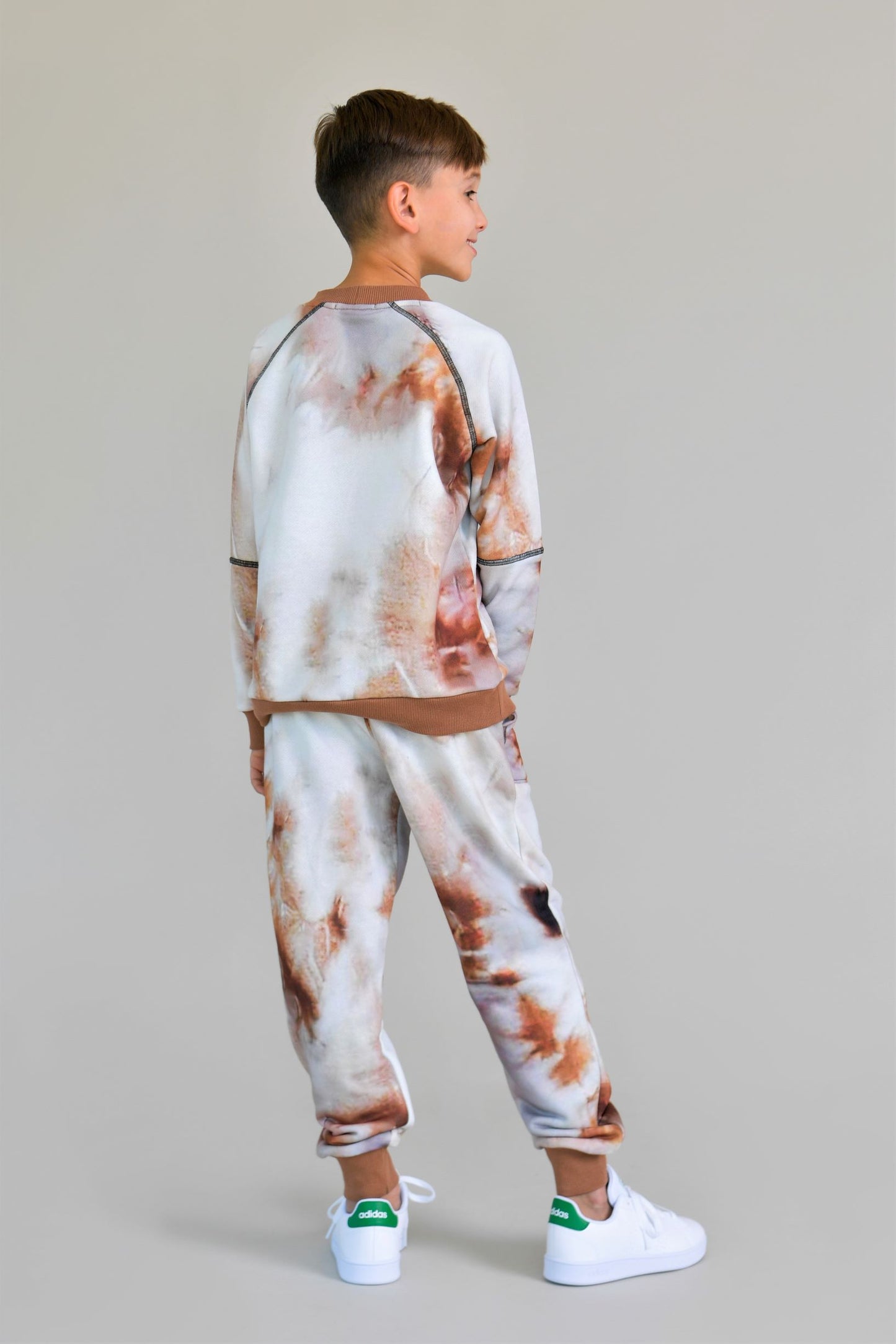 trening gros tie dye bej