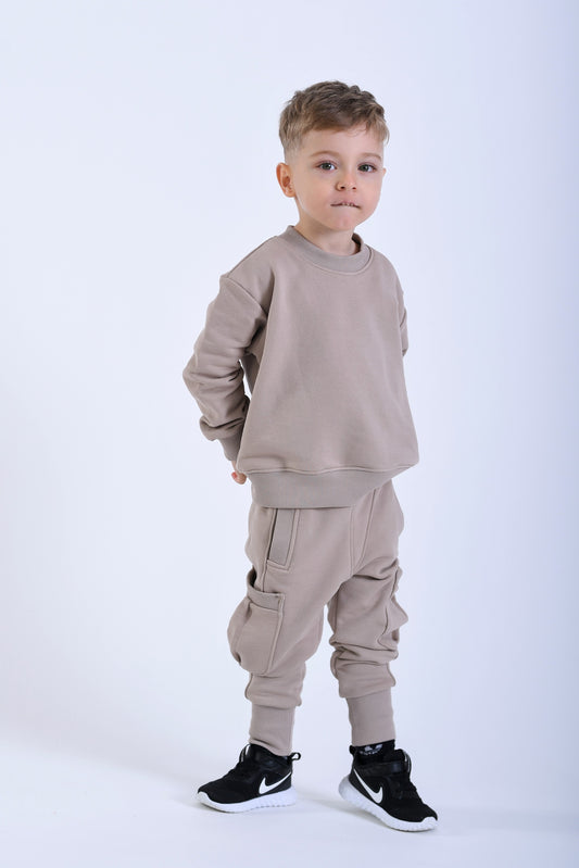 pantaloni baieti cu buzunare cargo