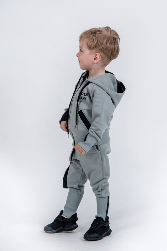 TRENING BUMBAC GRI (size 2 - 6)