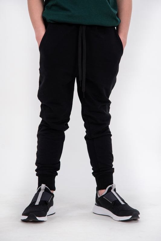 JOGGER SUBTIRE NEGRU