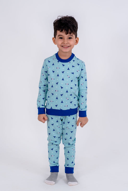 Pijama glow in the dark fosforescenta
