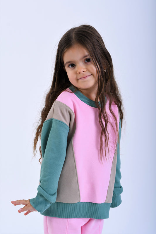 bluza bumbac groasa  colorata fete