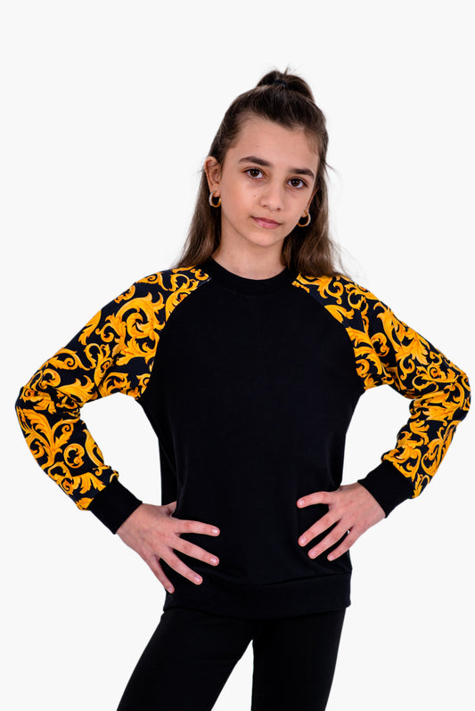 BLUZA RAGLAN GOLDEN ORNAMENT