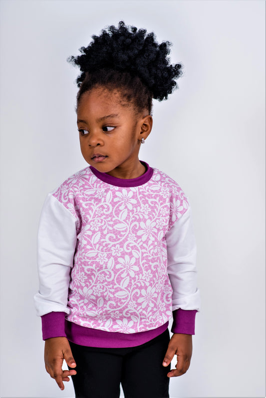BLUZA TRENING PINK LACE