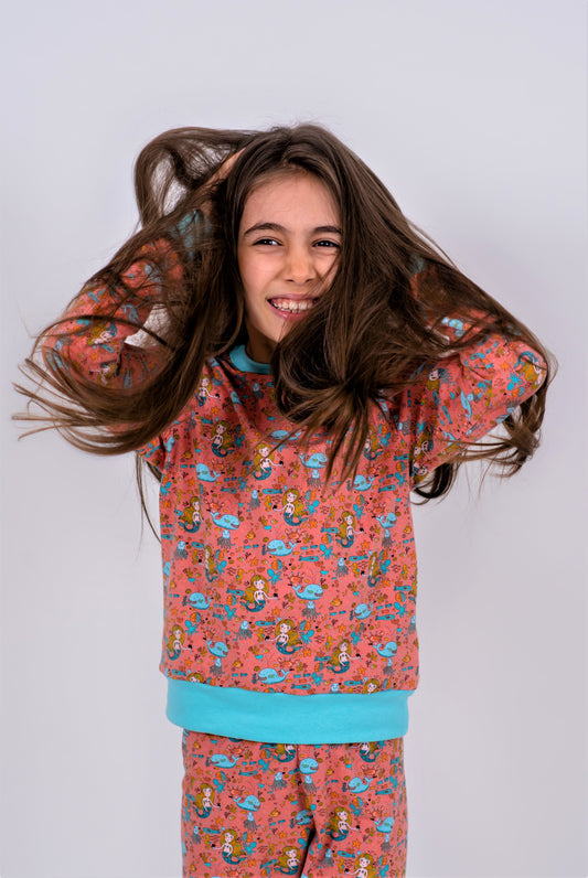 PIJAMA GLOW IN THE DARK SALMON