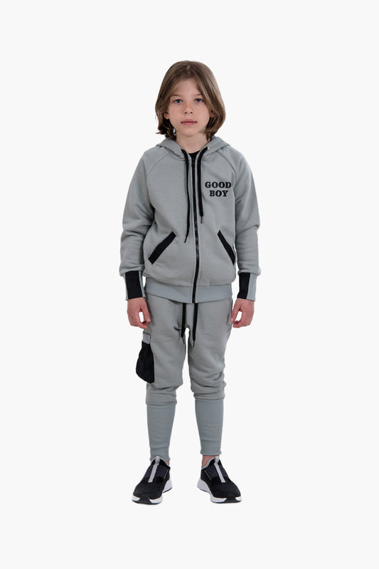 TRENING BUMBAC GRI (size 7 - 10)