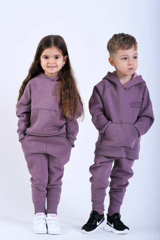TRENING GROS FLAUSAT, OLD MAUVE